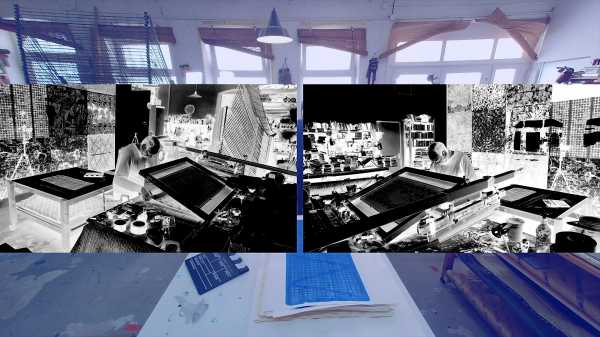 Portrait-Video #190 | screen-printing the Karma-Kali, Sexual Dreams & Paradoxes series
