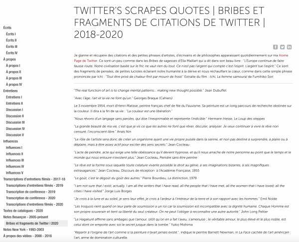 Jean-Pierre Sergent TWITTER'S SCRAPES QUOTES | 2018-2020