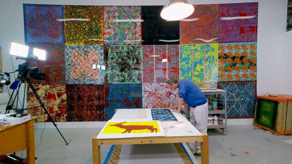 Portrait-Video #152 | Artist Jean-Pierre Sergent signing the "Karma-Kali, Sexual Dreams & Paradoxes" series