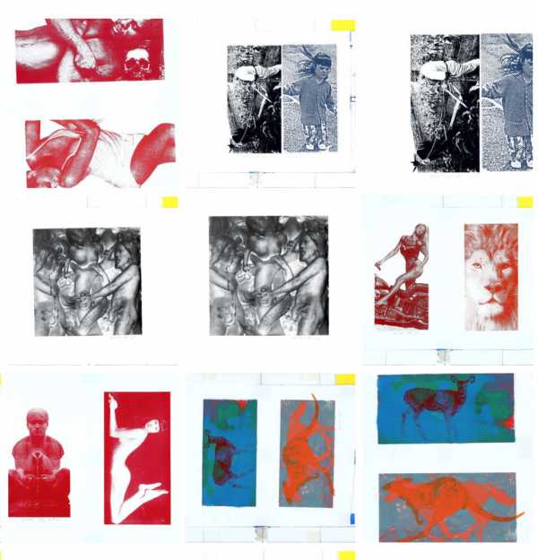 artist Jean-Pierre Sergent, Works on paper: "The Forgotten Portfolio 2" | New York, 1993-1994