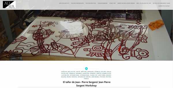 "El taller de Jean- Pierre Sergent / Jean Pierre Sergent Workshop". Article by Melina Piterbarg for Aura Art