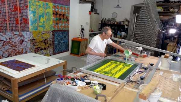 Jean-Pierre Sergent Portrait-Video #176 | screen-printing the Karma-Kali, Sexual Dreams & Paradoxes series