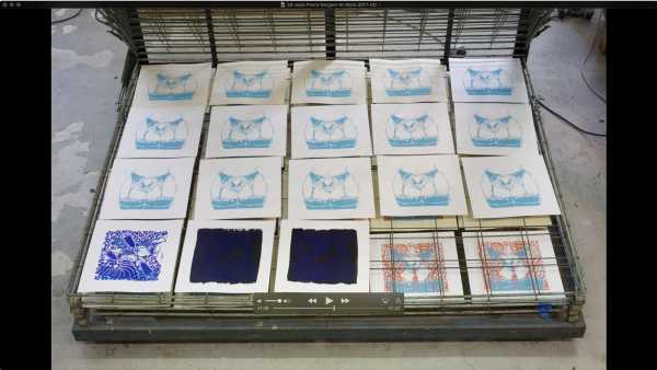 Jean-Pierre sergent, AT WORK III PART 33: SILK SCREENING THE IMAGES #29