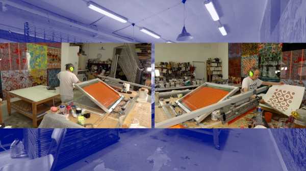 Artist Jean-Pierre Sergent, Portrait-Video #180 | screen-printing the Karma-Kali, Sexual Dreams & Paradoxes series