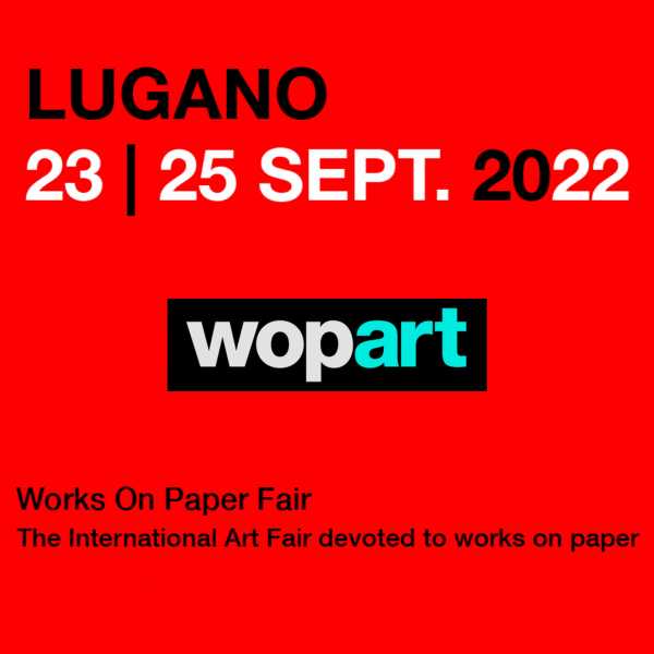 Jean-Pierre sergent at WOPART 2022 (Work on Paper Art Fair) OF LUGANO
