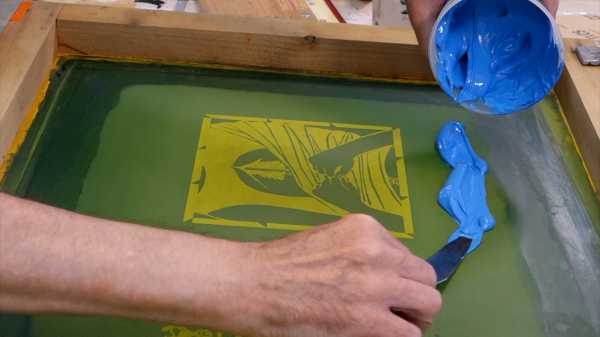 Jean-Pierre Sergent, Video-Portrait of the artist screen-printing the Shakti-Yoni: Ecstatic Cosmic Dances series #106 | September 22 & 23 2021