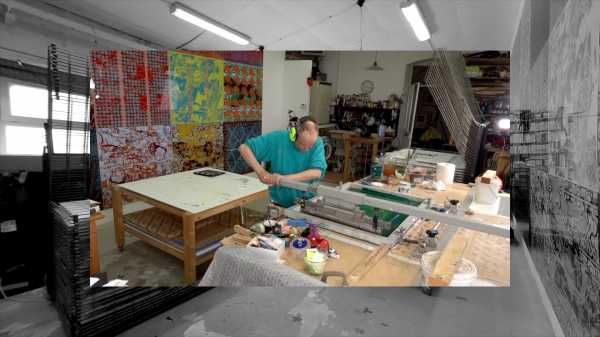 Portrait-Video #181 | screen-printing the Karma-Kali, Sexual Dreams & Paradoxes series