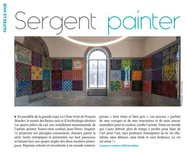 NEW ARTICLE IN BVV MAGAZINE: SERGENT PAINTER (MUSEUM OF FINE ARTS BESANÇON)