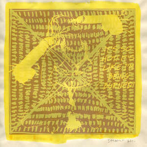 Image 270 - Small Paper Shakti-Yoni 2021, Yellow Wang Paper, JP Sergent