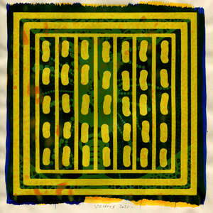 Image 238 - Small Paper Shakti-Yoni 2021, Yellow Wang Paper, JP Sergent