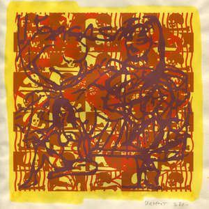 Image 295 - Small Paper Shakti-Yoni 2021, Yellow Wang Paper, JP Sergent