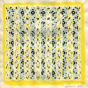 Image 300 - Small Paper Shakti-Yoni 2021, Yellow Wang Paper, JP Sergent