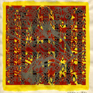 Image 189 - Small Paper Shakti-Yoni 2021, Yellow Wang Paper, JP Sergent