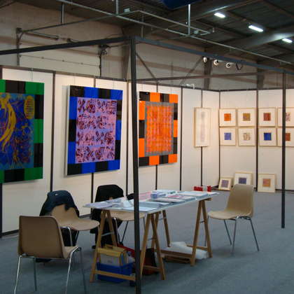 Image 6 - View of the stands, Biennale de Besançon 2009, JP Sergent