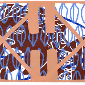 Image 57 - Half Paper 1997/2003,  monoprint, acrylic silkscreened on BFK Rives paper, 61 x 107 cm., JP Sergent