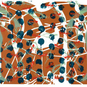 Image 65 - Half Paper 1997/2003,  monoprint, acrylic silkscreened on BFK Rives paper, 61 x 107 cm., JP Sergent