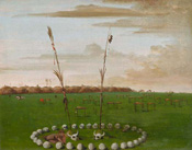 George Catlin, tombes Mandan
