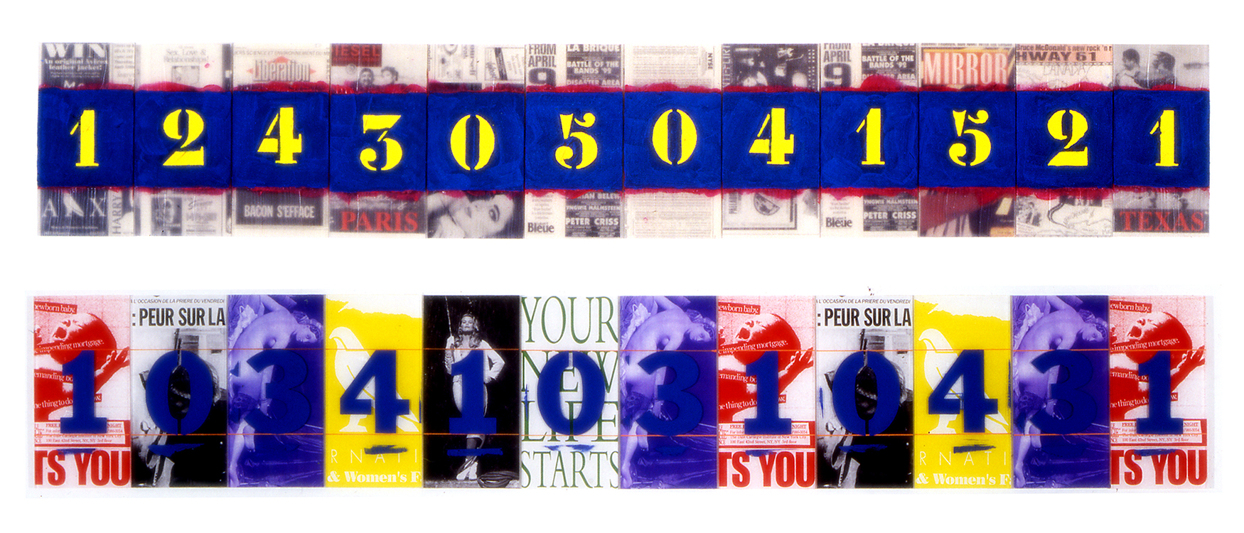 Artist Jean-Pierre Sergent, press clips from montreal, 1992