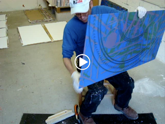Jean-Pierre Sergent, video, AU TRAVAIL II PARTIE XV : LA PEINTURE