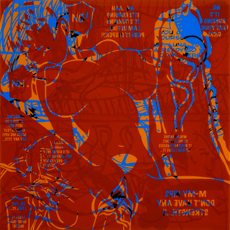 Mayan Diary, 2009, acrylic silkscreen on plexiglass & tinted plexiglass