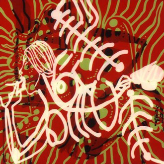 "MAYA #6", ACRYLIC SILKSCREEN ON PLEXIGLASS, 2002, 55"X55"